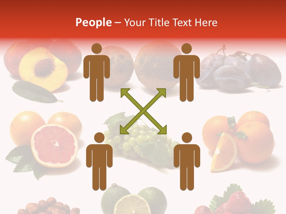 Berry Snack Watermelon PowerPoint Template