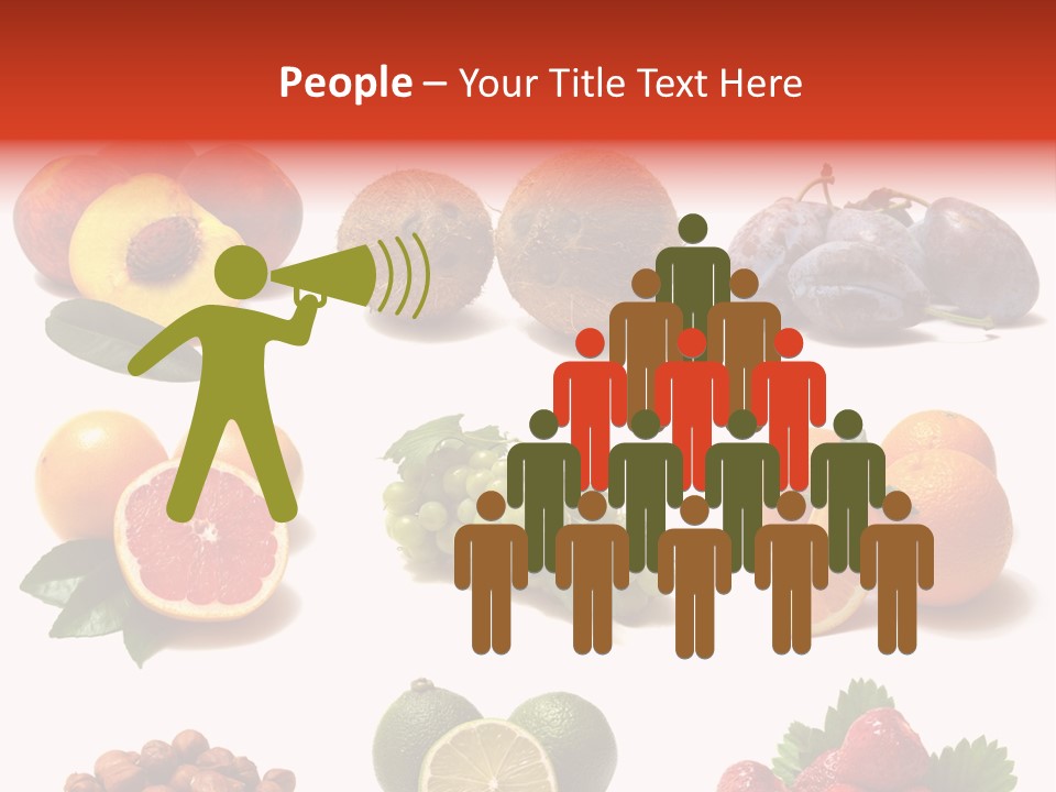 Berry Snack Watermelon PowerPoint Template