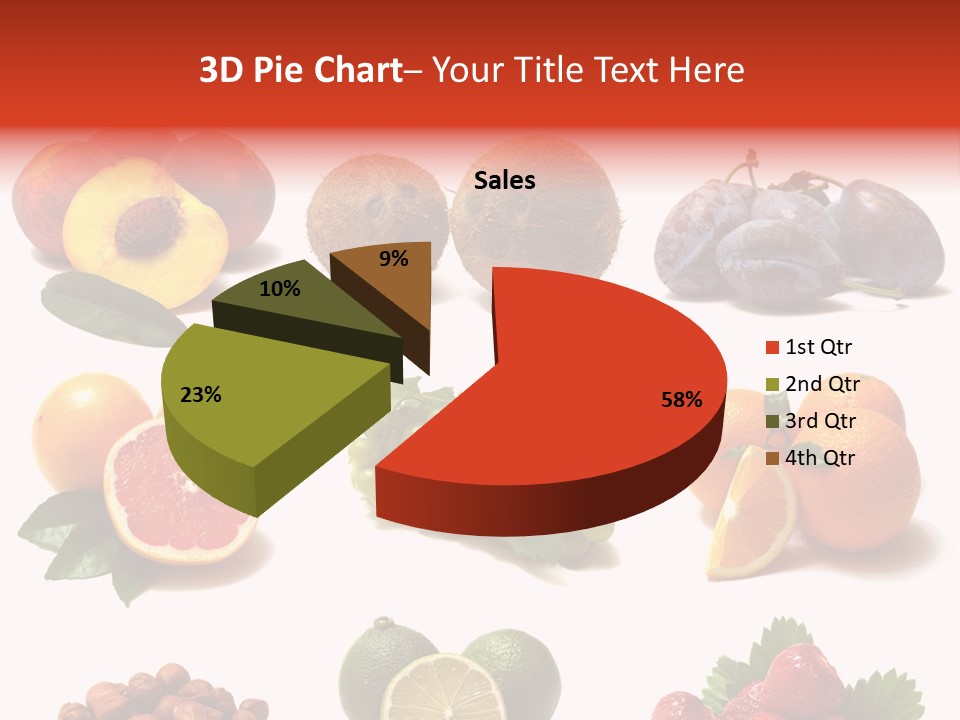 Berry Snack Watermelon PowerPoint Template