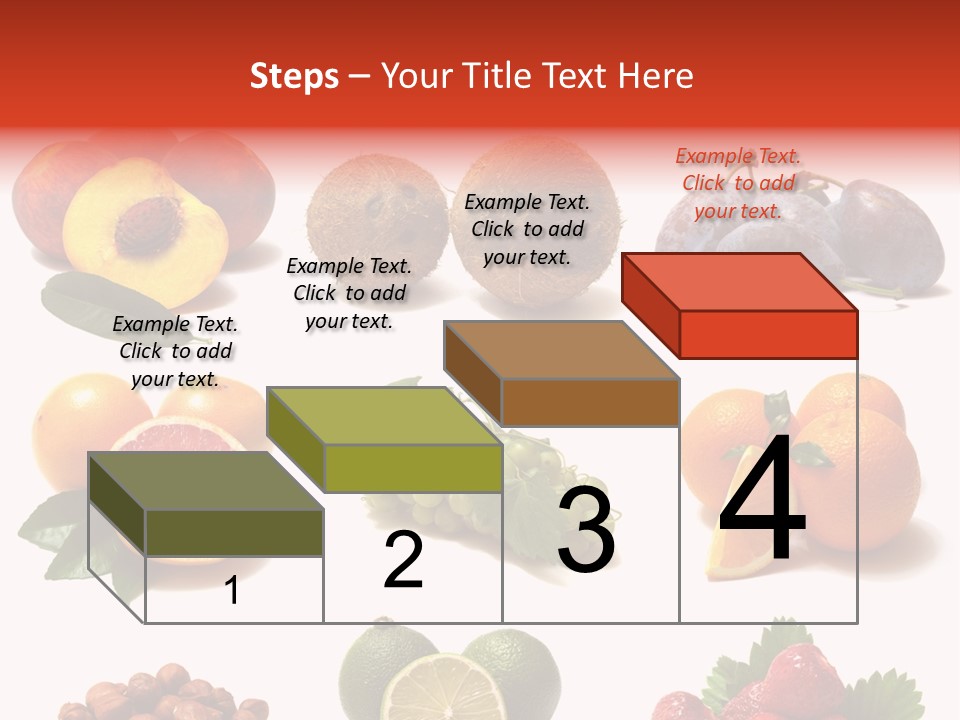 Berry Snack Watermelon PowerPoint Template