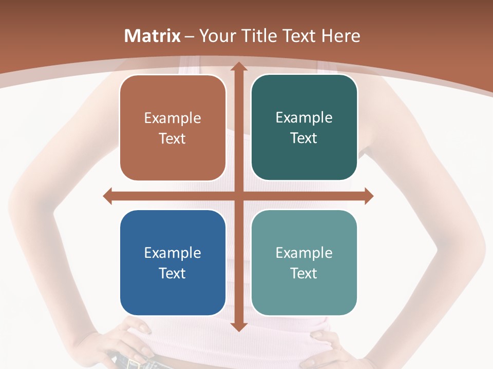 Young Confident Y PowerPoint Template