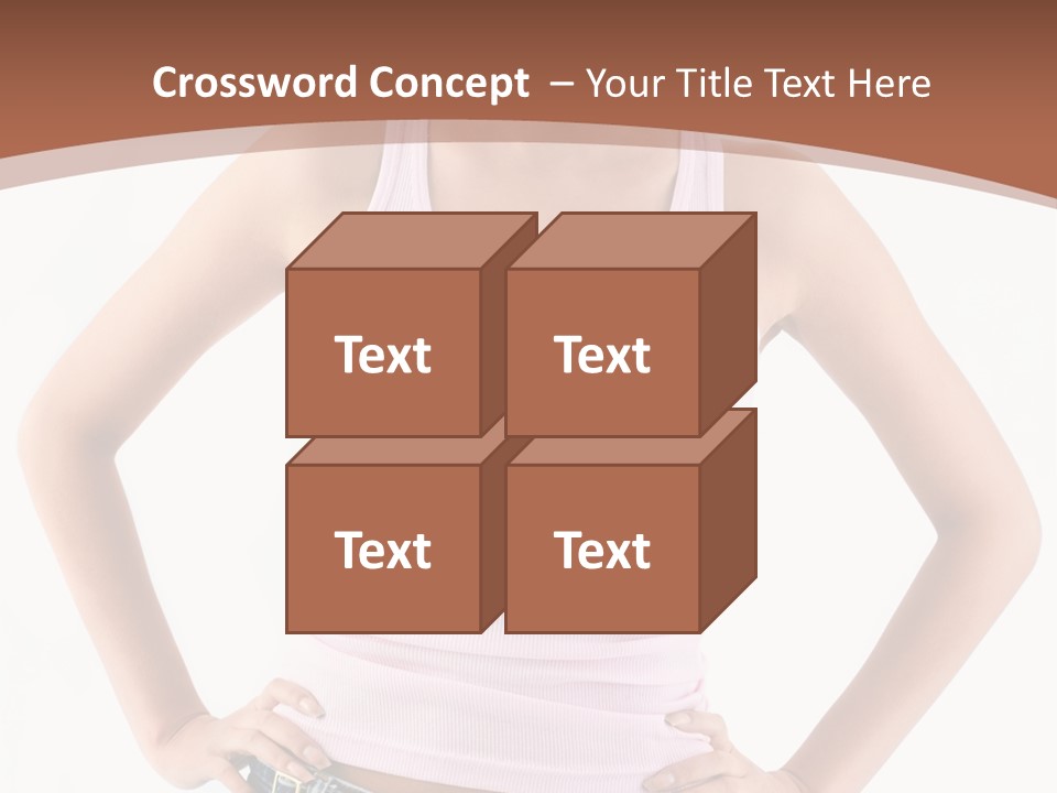 Young Confident Y PowerPoint Template