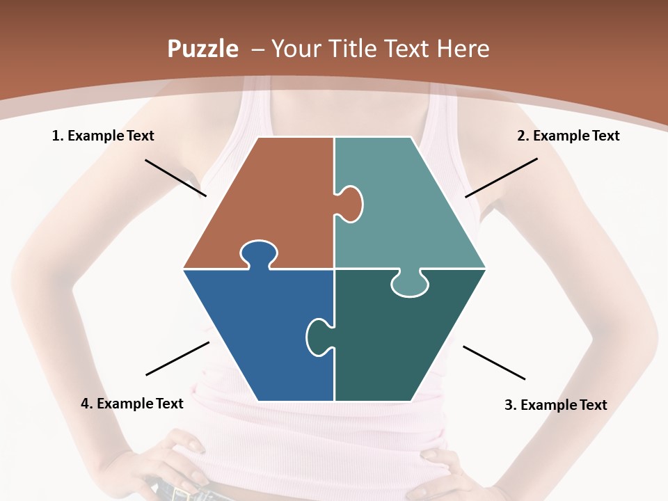 Young Confident Y PowerPoint Template