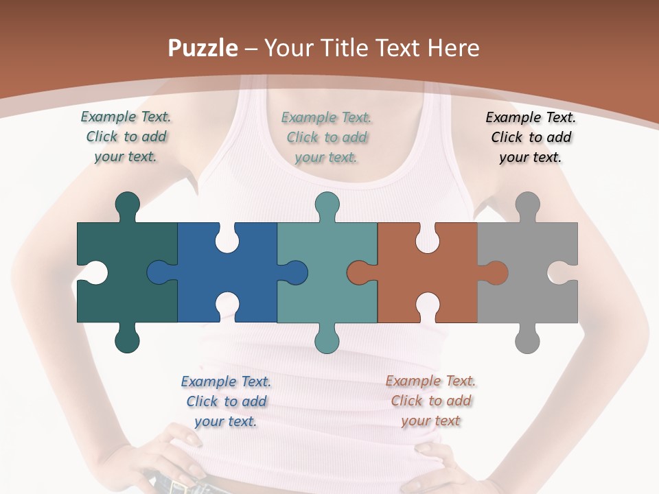 Young Confident Y PowerPoint Template