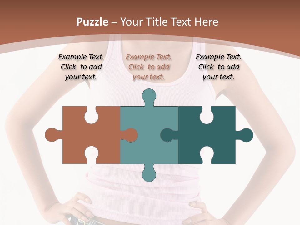 Young Confident Y PowerPoint Template