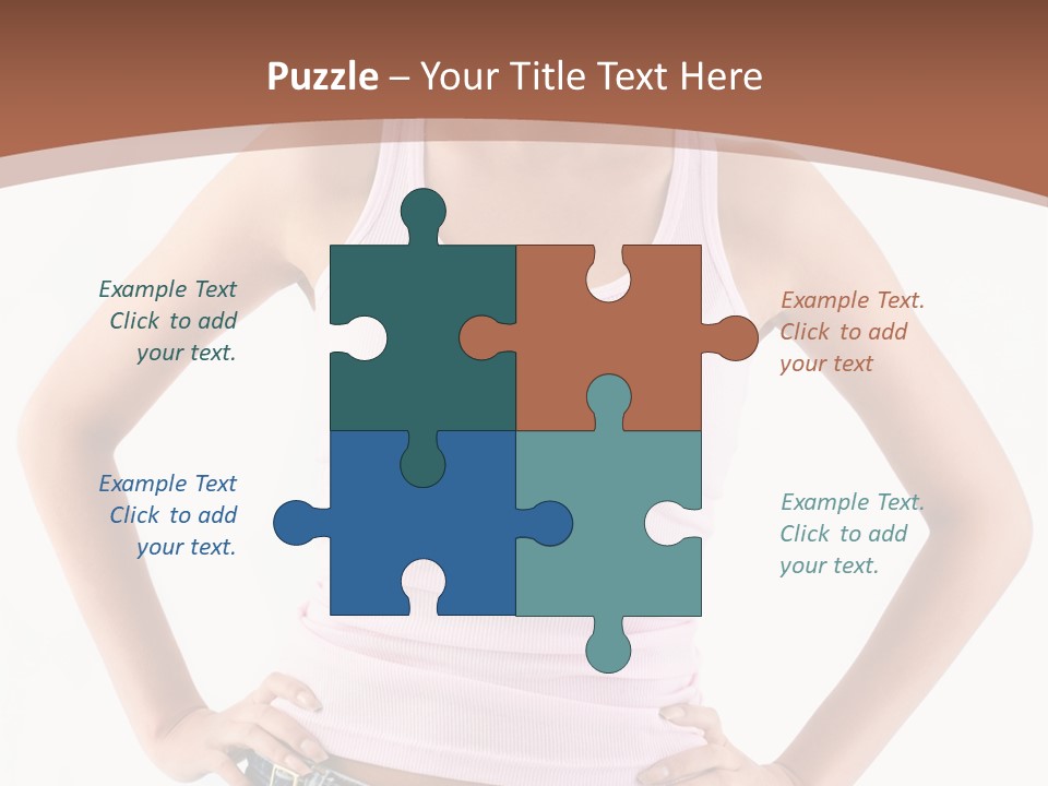 Young Confident Y PowerPoint Template