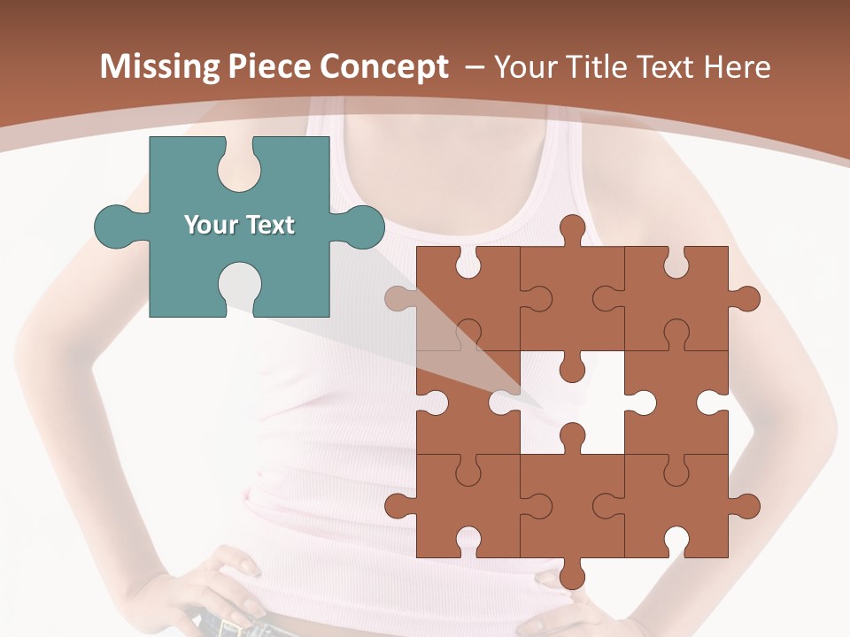 Young Confident Y PowerPoint Template