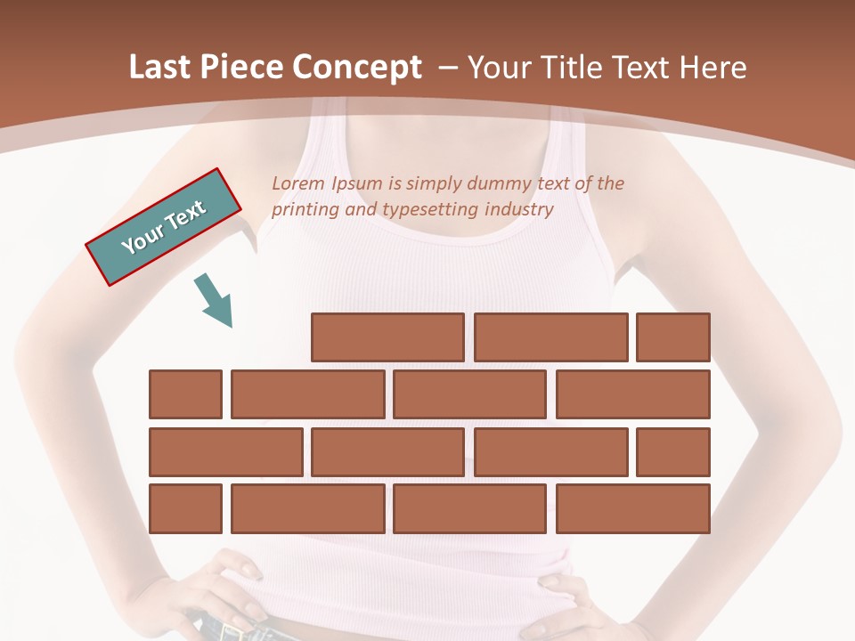 Young Confident Y PowerPoint Template