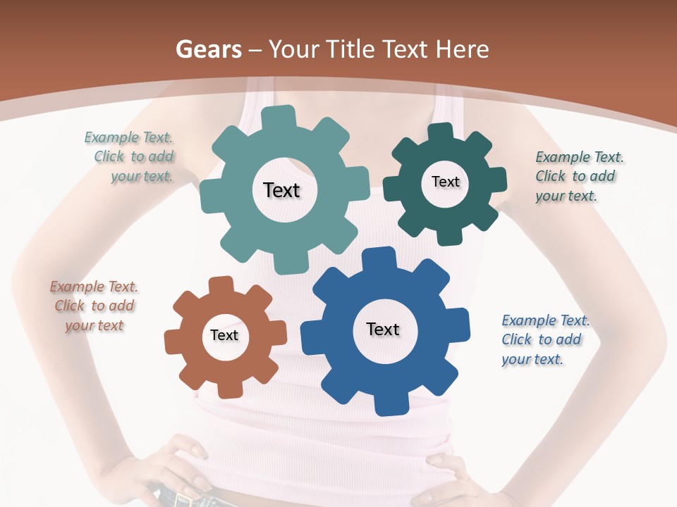 Young Confident Y PowerPoint Template