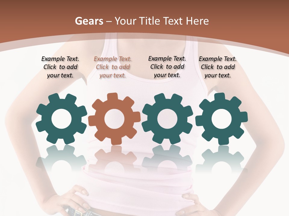 Young Confident Y PowerPoint Template