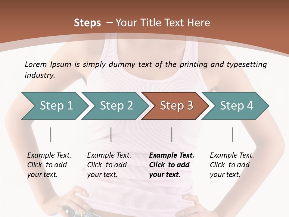 Young Confident Y PowerPoint Template