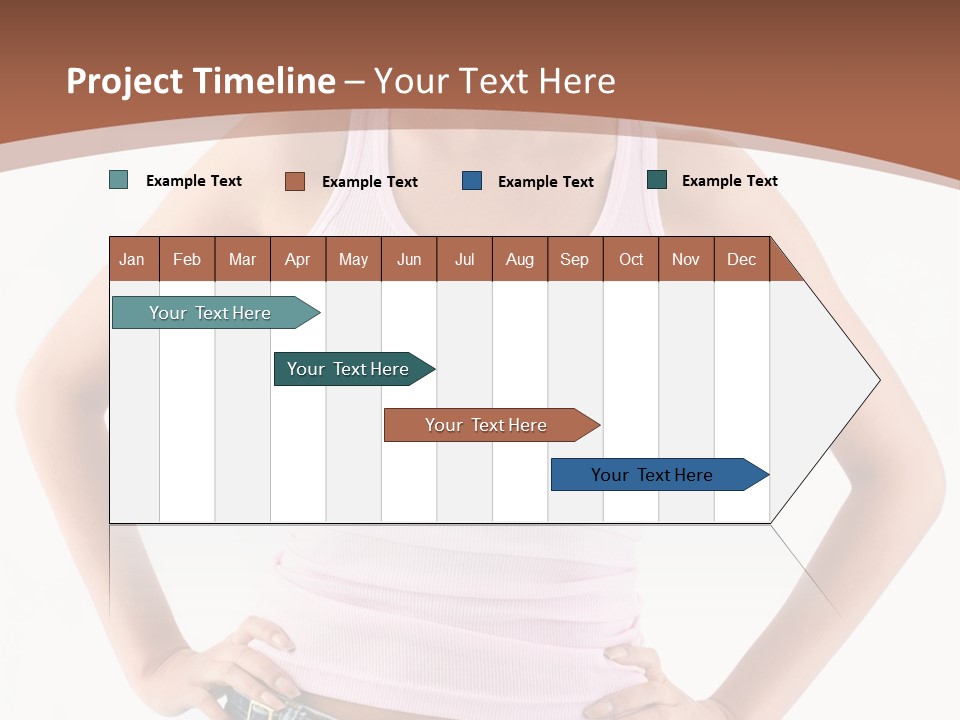 Young Confident Y PowerPoint Template