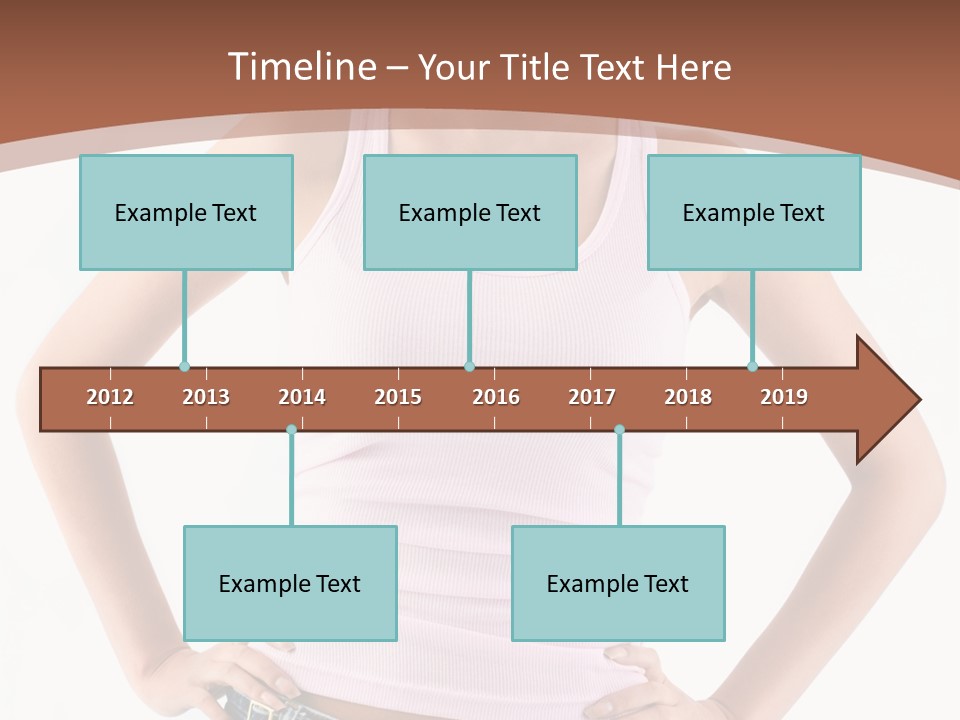 Young Confident Y PowerPoint Template