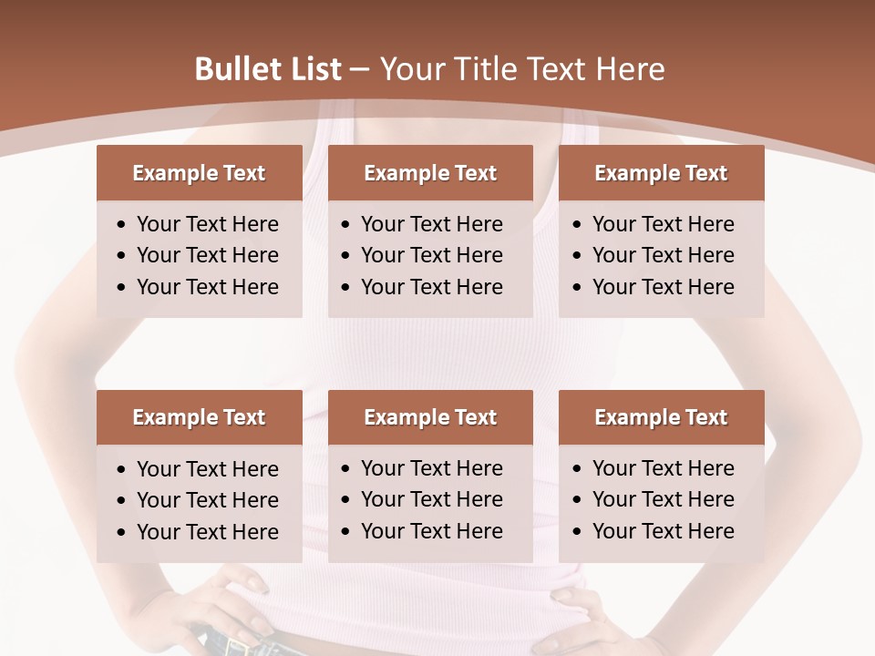 Young Confident Y PowerPoint Template
