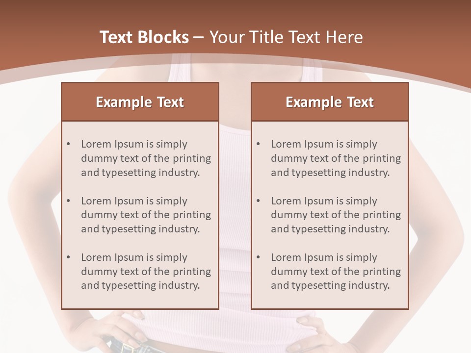 Young Confident Y PowerPoint Template