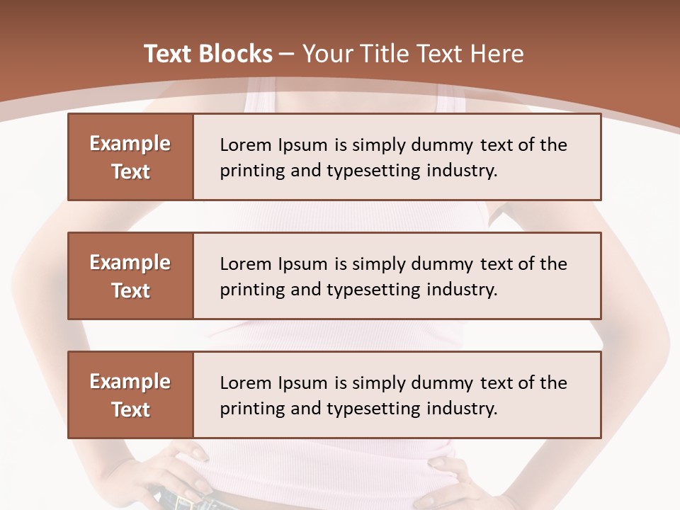 Young Confident Y PowerPoint Template