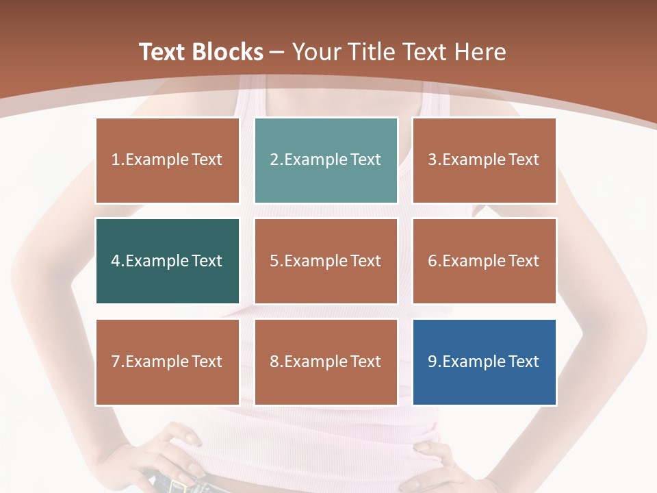 Young Confident Y PowerPoint Template