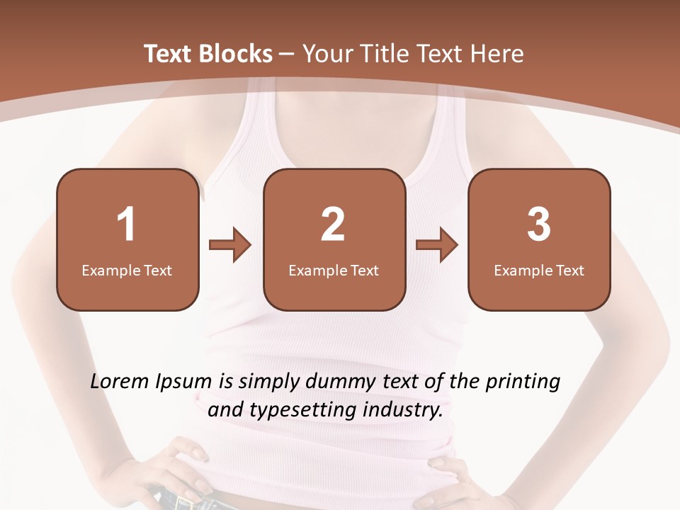 Young Confident Y PowerPoint Template