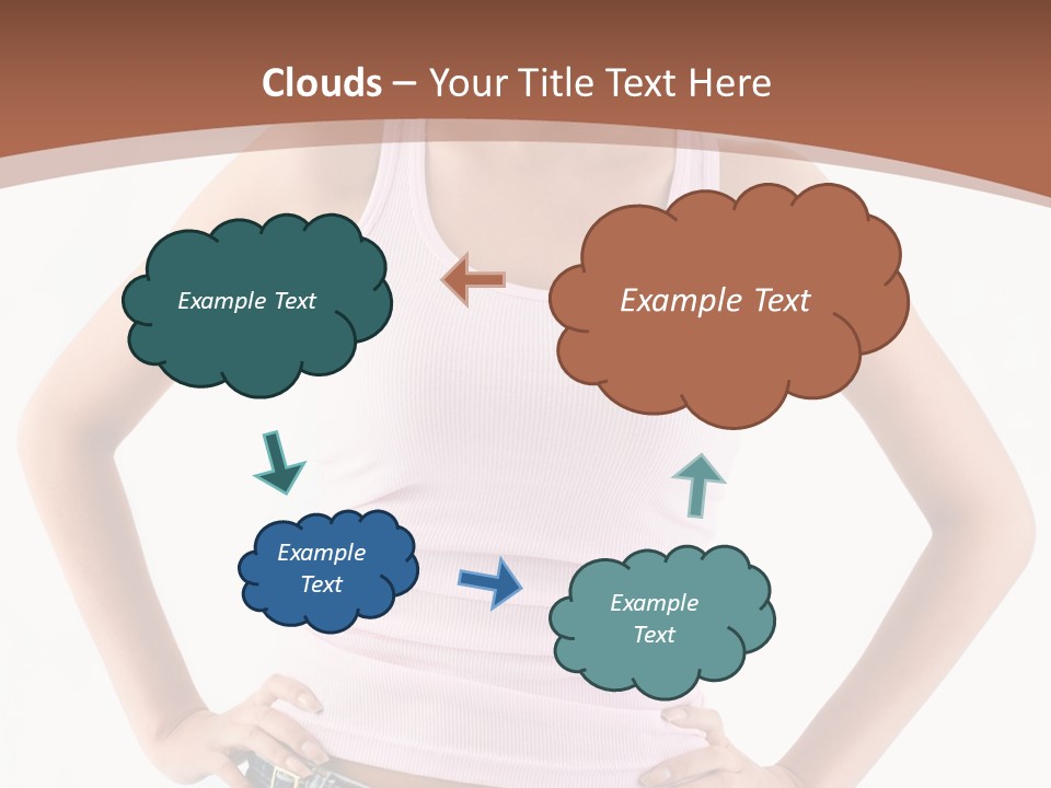 Young Confident Y PowerPoint Template