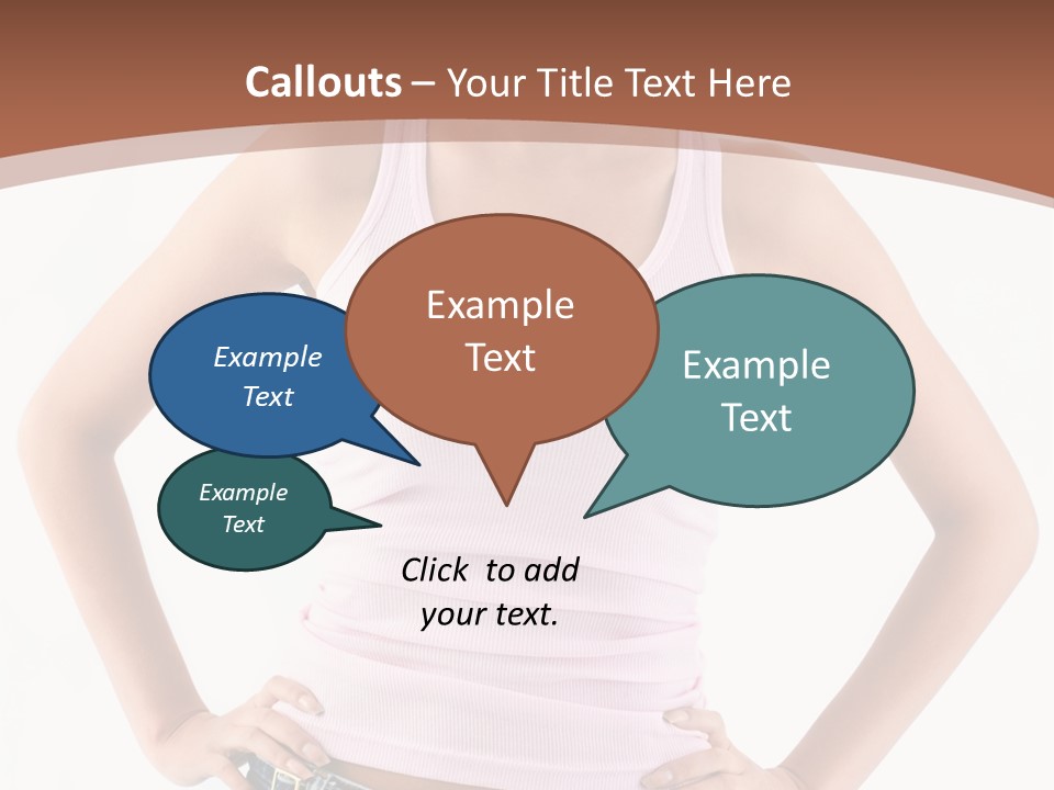 Young Confident Y PowerPoint Template