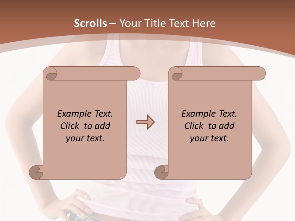 Young Confident Y PowerPoint Template