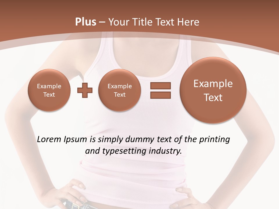 Young Confident Y PowerPoint Template