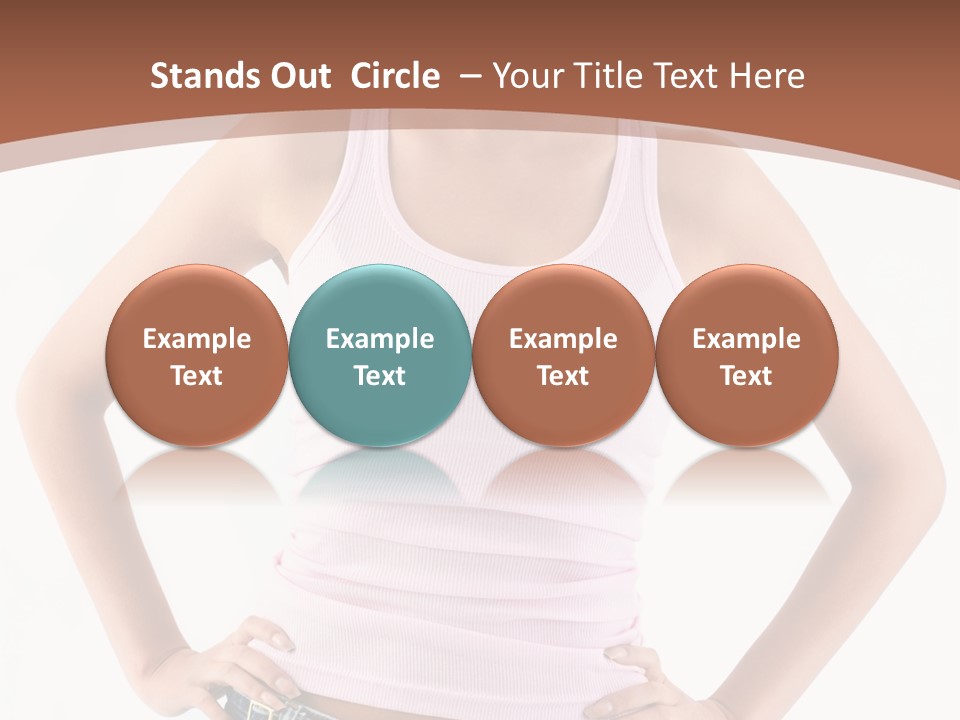 Young Confident Y PowerPoint Template