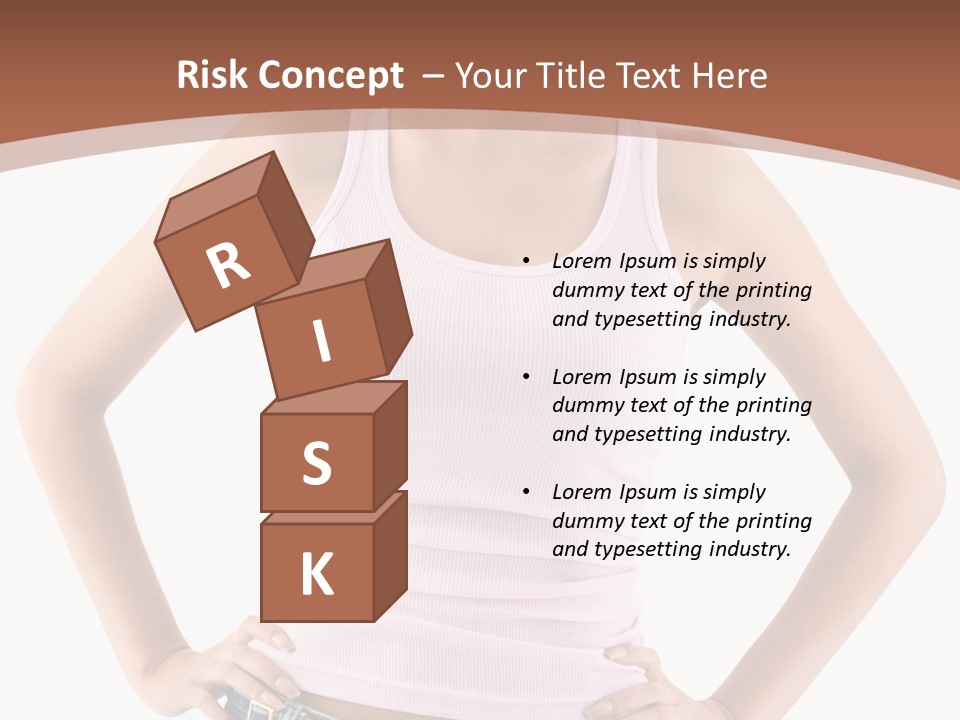 Young Confident Y PowerPoint Template