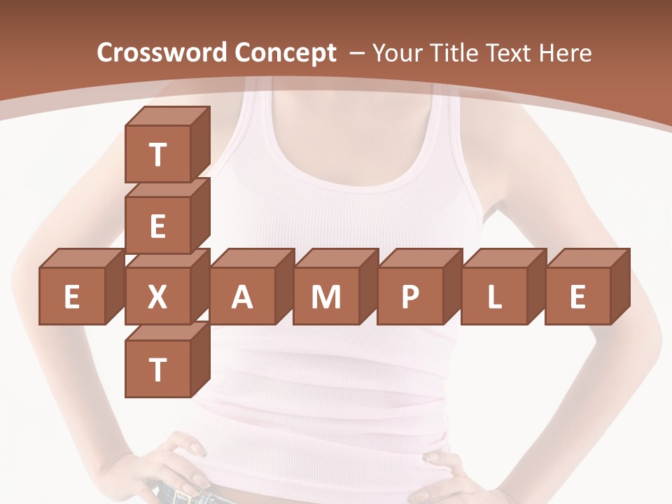 Young Confident Y PowerPoint Template