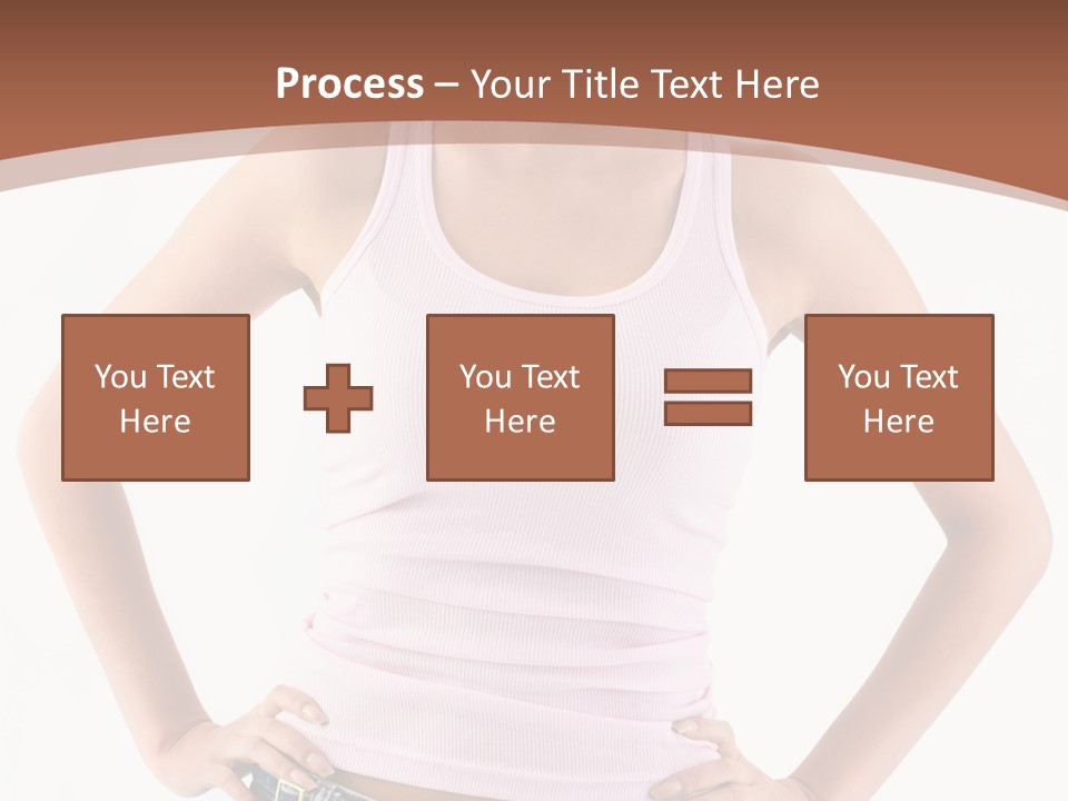 Young Confident Y PowerPoint Template