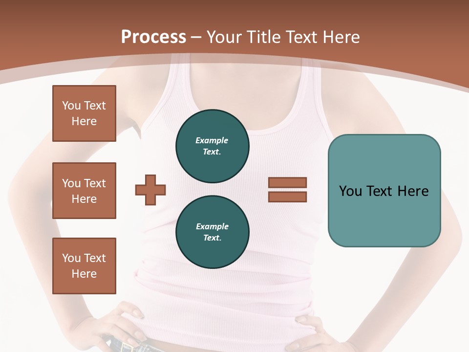 Young Confident Y PowerPoint Template