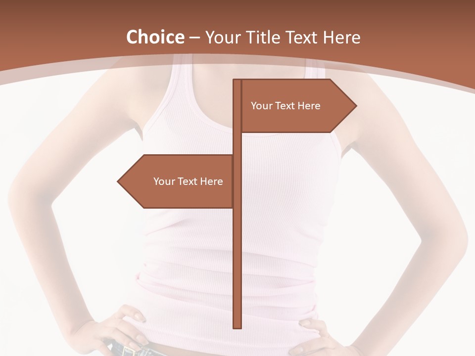 Young Confident Y PowerPoint Template