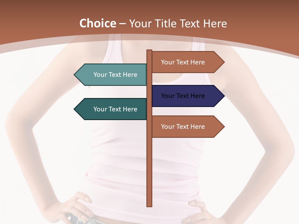 Young Confident Y PowerPoint Template
