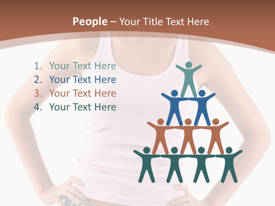 Young Confident Y PowerPoint Template