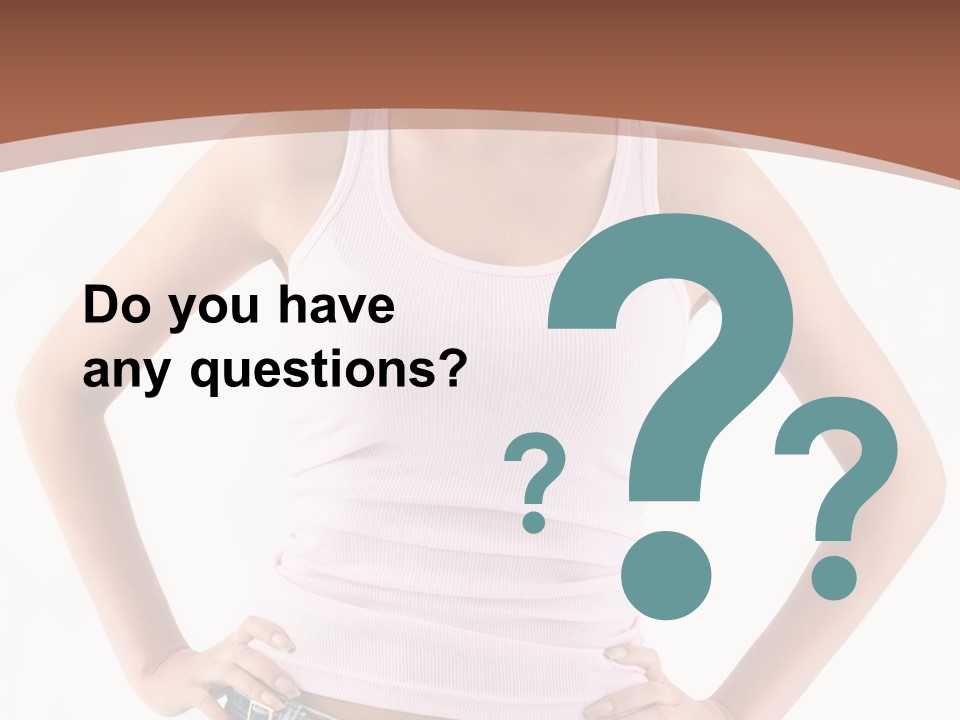 Young Confident Y PowerPoint Template