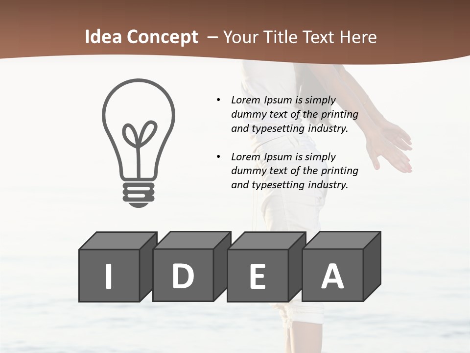 Lifestyle Spirituality Summer PowerPoint Template