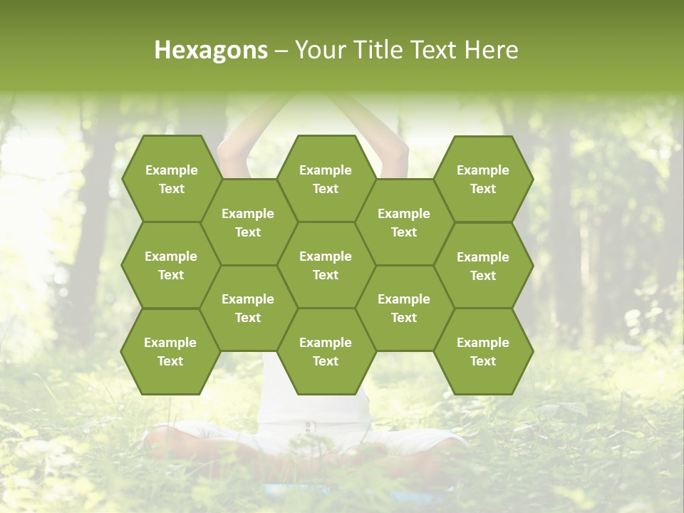 Beautiful Peaceful Girl PowerPoint Template