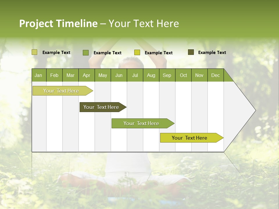 Beautiful Peaceful Girl PowerPoint Template