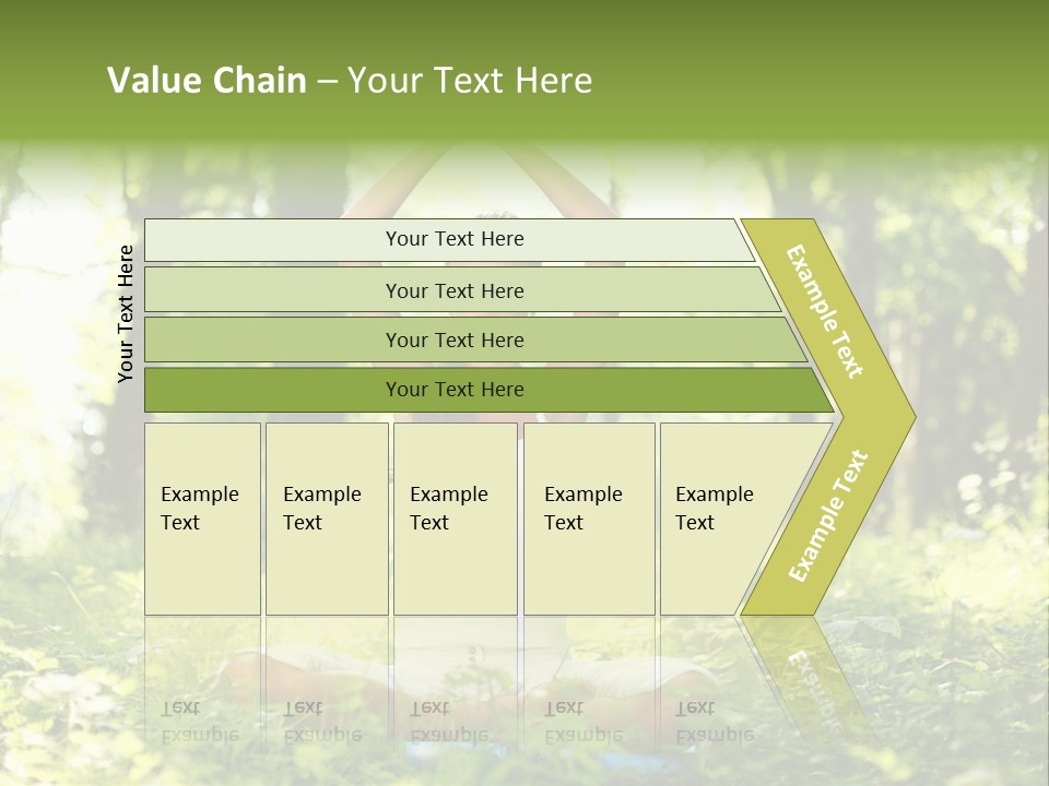 Beautiful Peaceful Girl PowerPoint Template