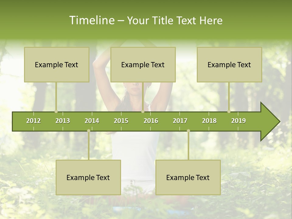 Beautiful Peaceful Girl PowerPoint Template