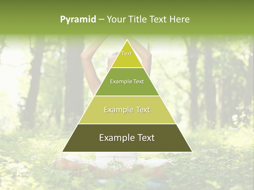 Beautiful Peaceful Girl PowerPoint Template