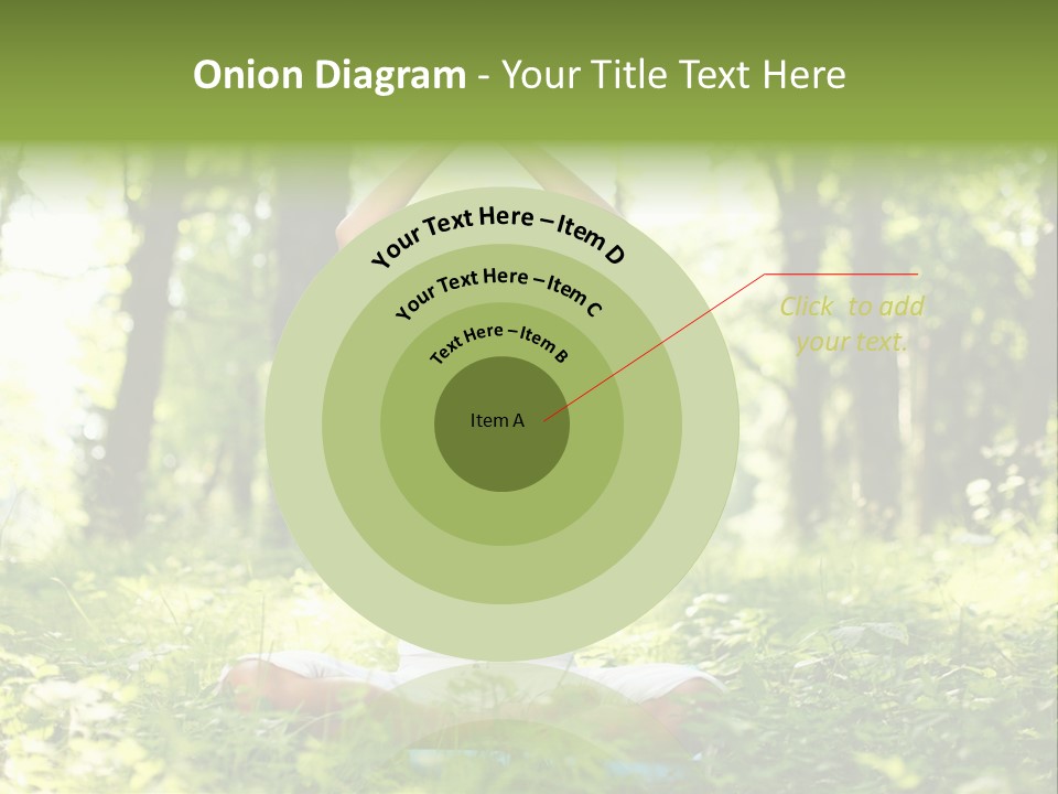 Beautiful Peaceful Girl PowerPoint Template