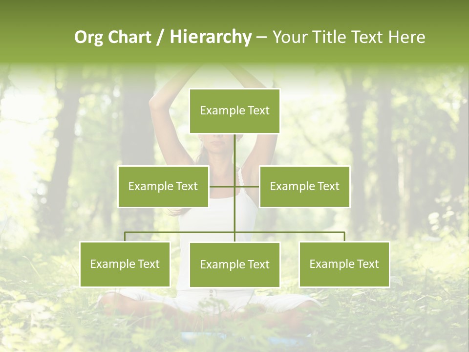 Beautiful Peaceful Girl PowerPoint Template