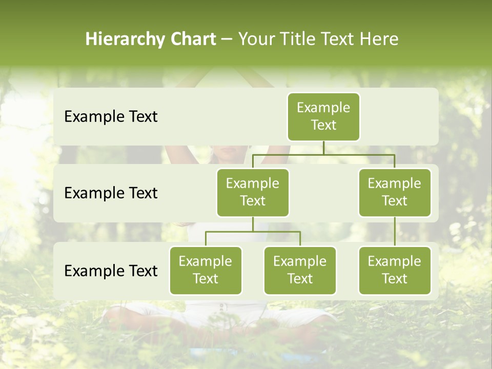 Beautiful Peaceful Girl PowerPoint Template
