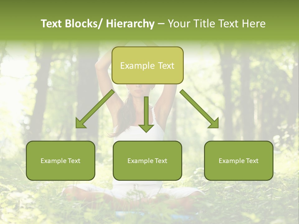 Beautiful Peaceful Girl PowerPoint Template