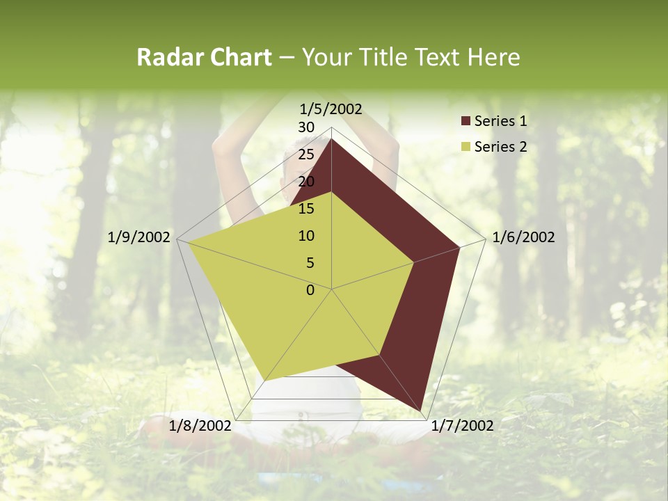Beautiful Peaceful Girl PowerPoint Template
