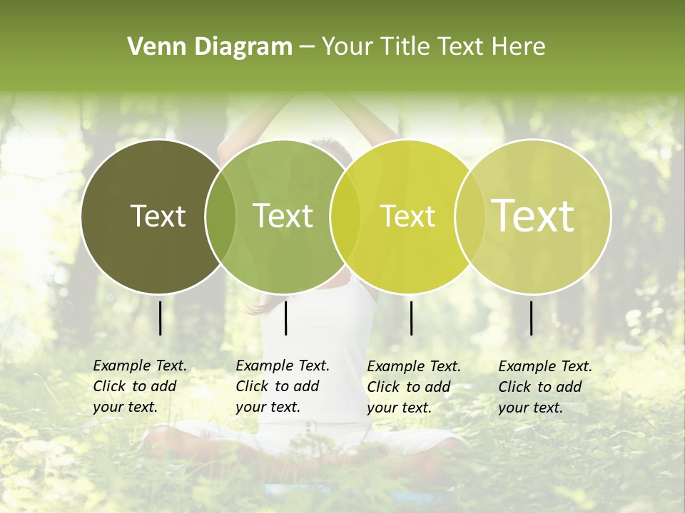 Beautiful Peaceful Girl PowerPoint Template