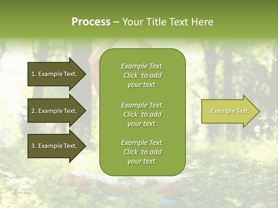 Beautiful Peaceful Girl PowerPoint Template