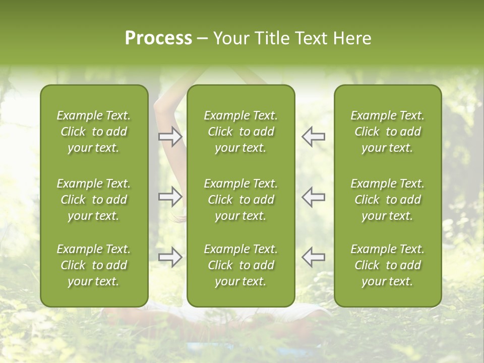 Beautiful Peaceful Girl PowerPoint Template