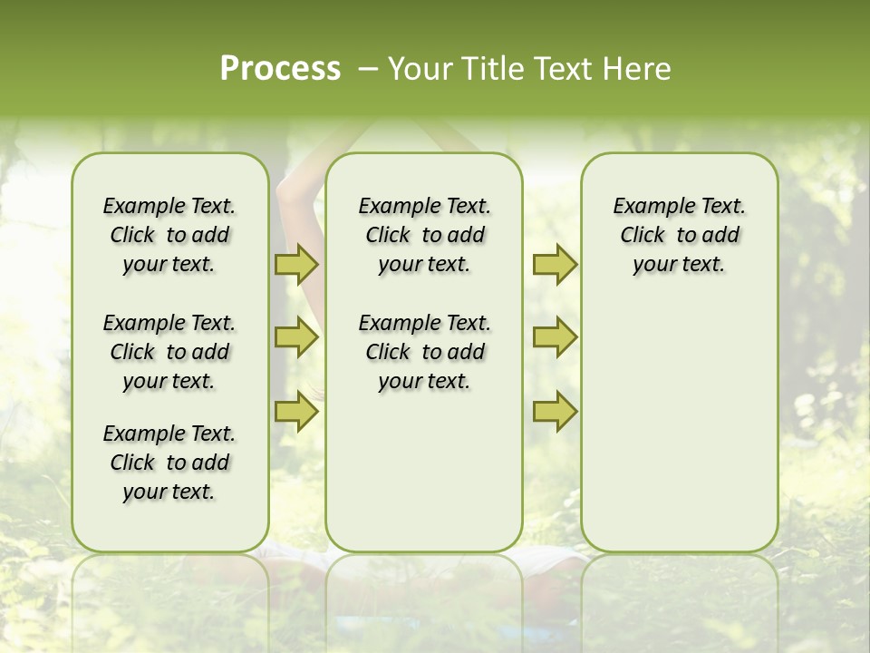 Beautiful Peaceful Girl PowerPoint Template